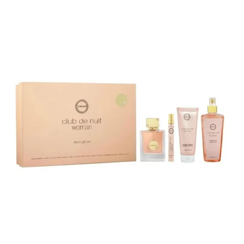 Kit Perfume Club De Nuit Armaf Edp Feminino 105ml + 10ml + Body Lotion 100ml + Body Mist 250ml